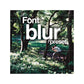 blur font preset